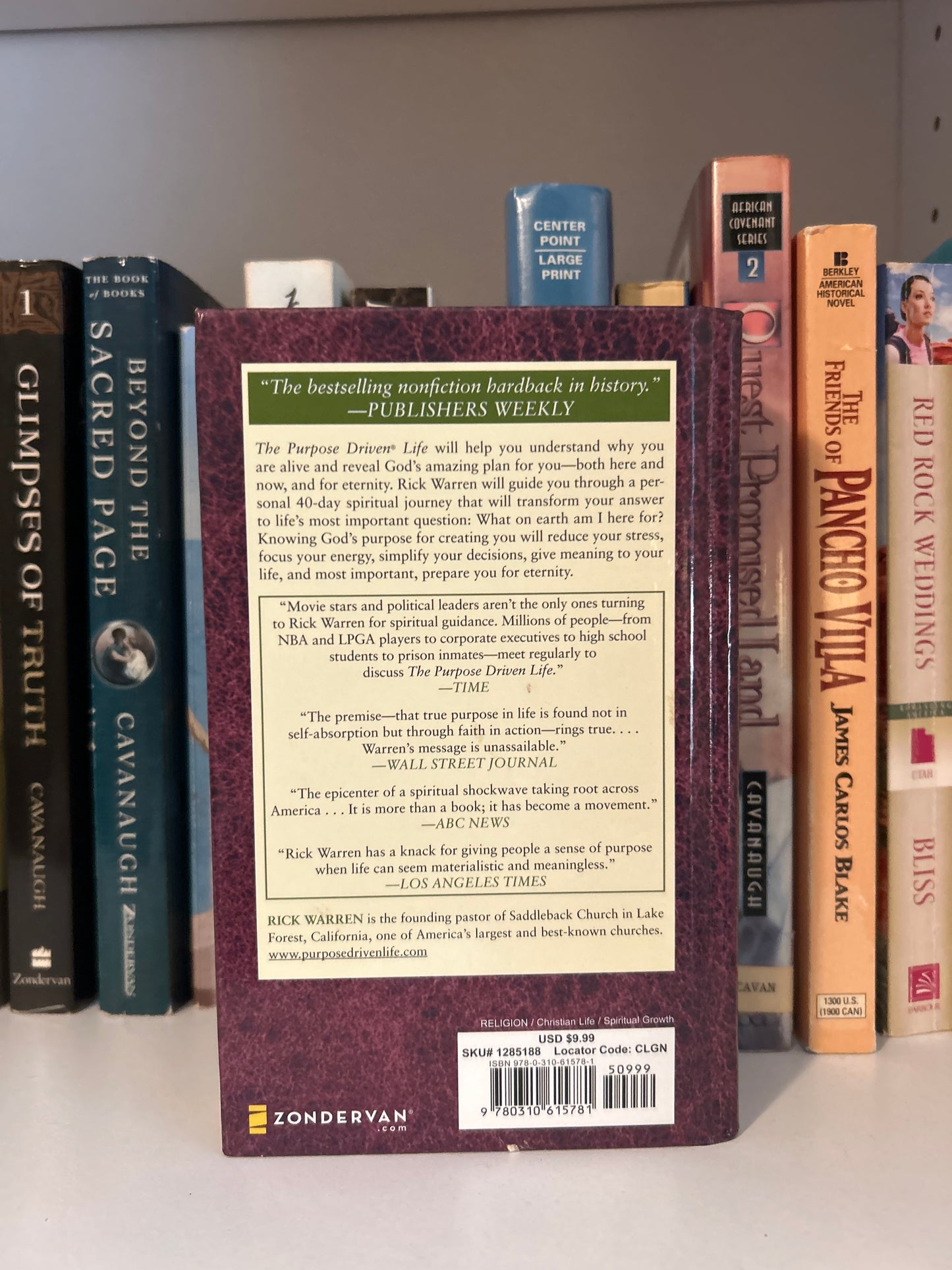 Purpose Driven Life, The (Hardcover Mass Market Edition)