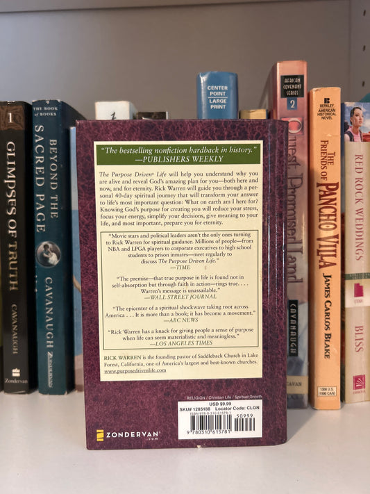 Purpose Driven Life, The (Hardcover Mass Market Edition)
