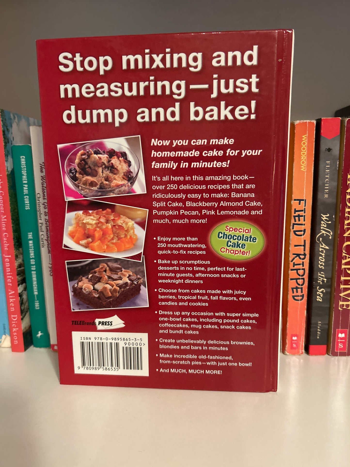 Quick and Easy Dump Cakes and More. Dessert Recipe Book by Cathy Mitchell