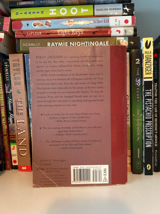 The Battle of the Labyrinth (Percy Jackson and the Olympians, Book 4)
