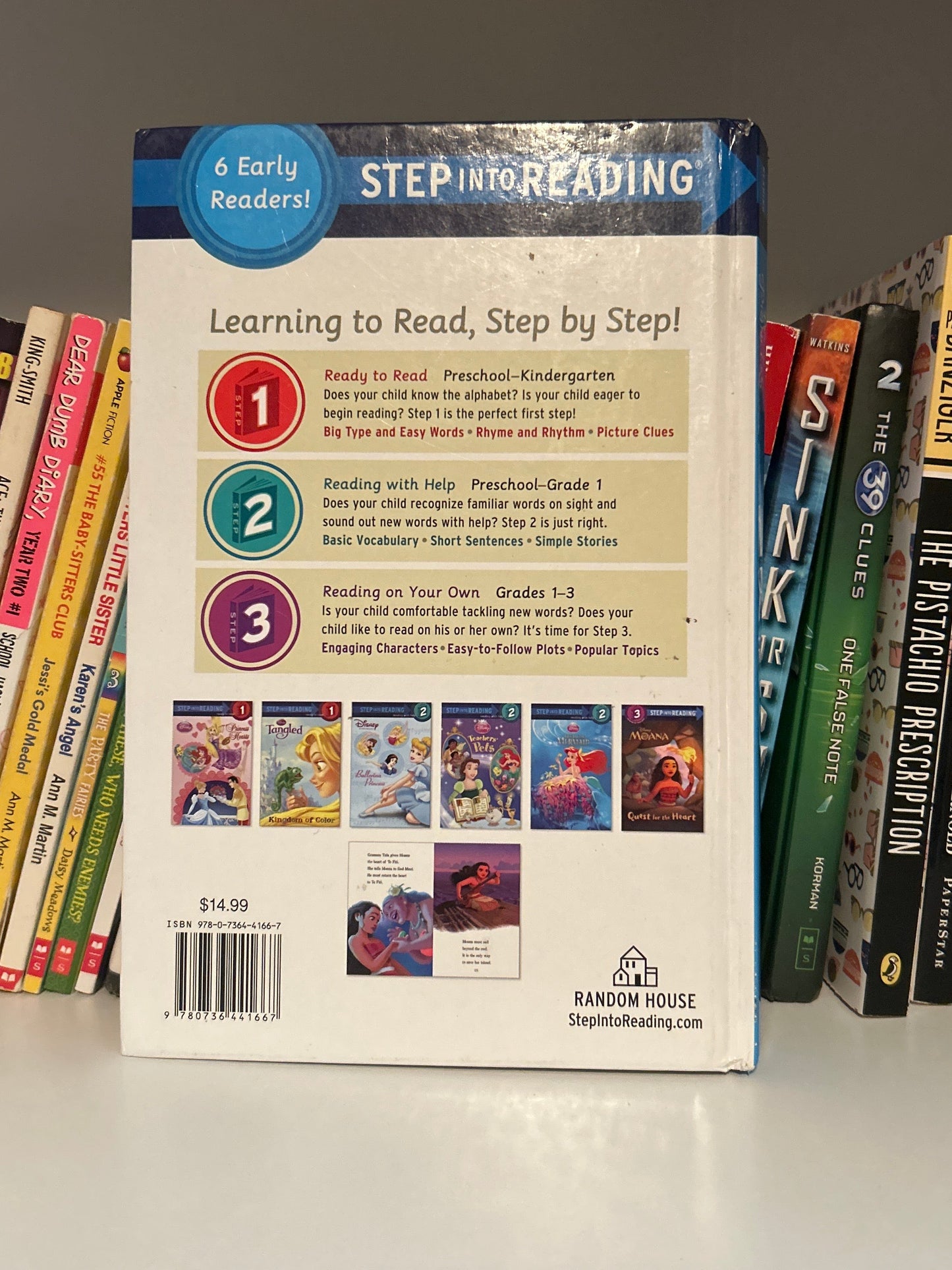 Six Princess Tales (Disney Princess, Step into Reading Early Readers)