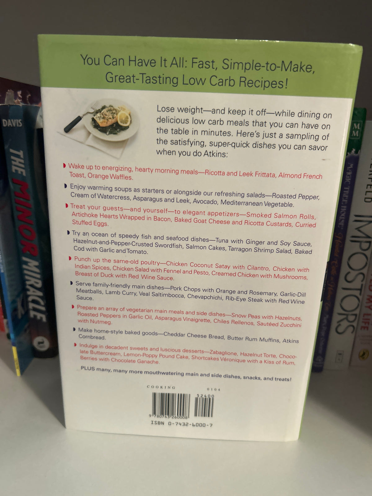 Dr. Atkins' Quick & Easy New Diet Cookbook: Companion to Dr. Atkins' New Diet Revolution