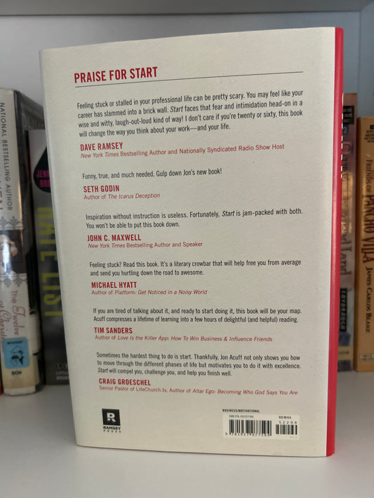 Start.: Punch Fear in the Face, Escape Average, and Do Work That Matters