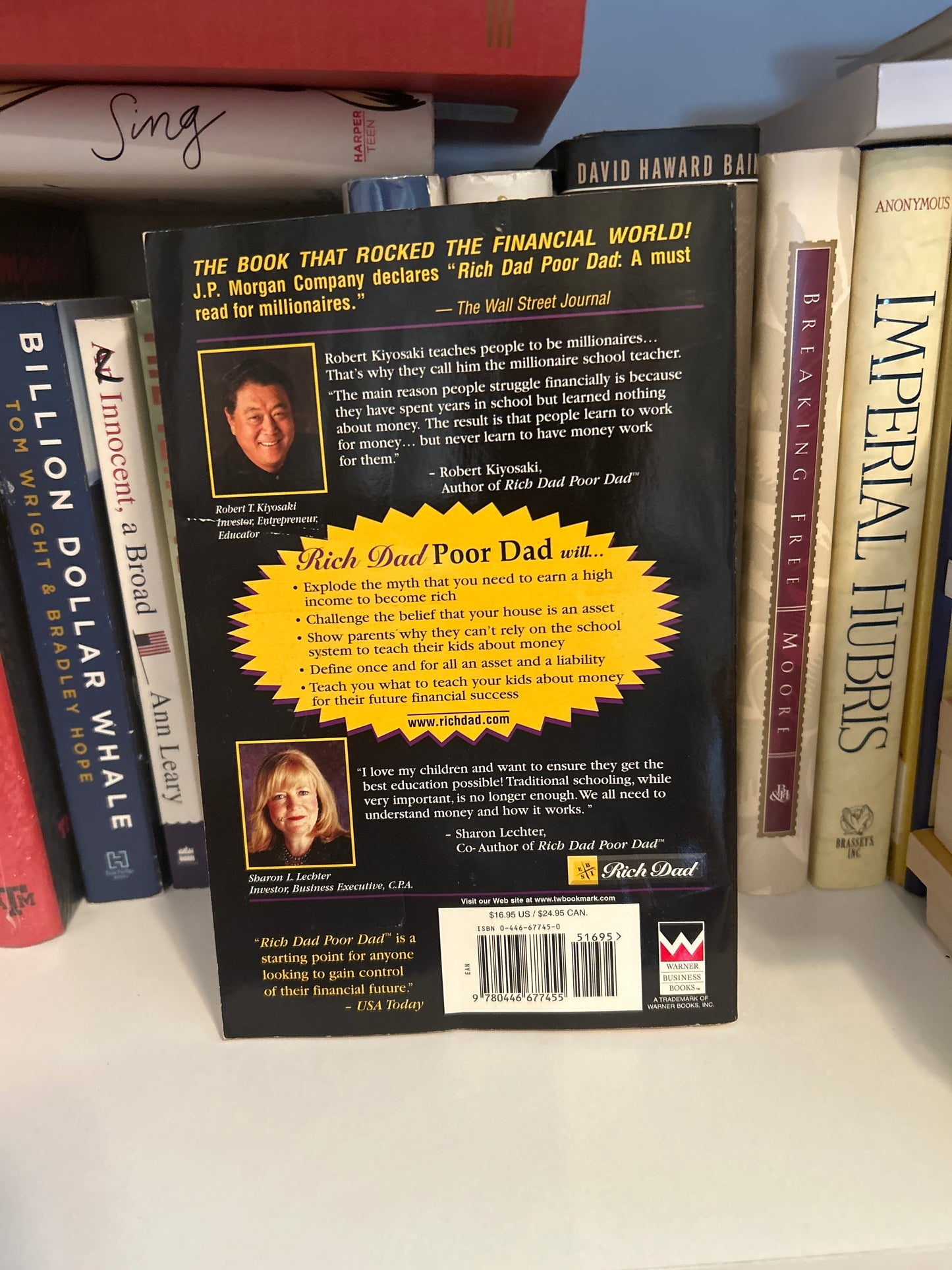 Rich Dad Poor Dad: What the Rich Teach Their Kids About Money (Like New)