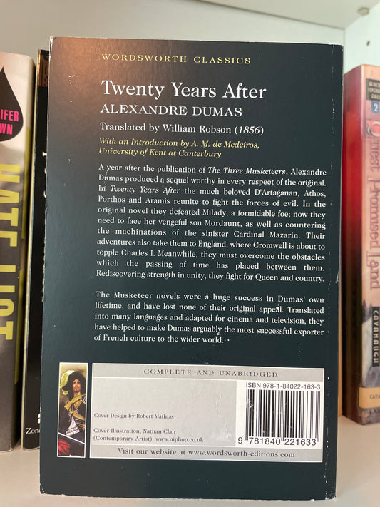 Twenty Years After (Wordsworth Classics)