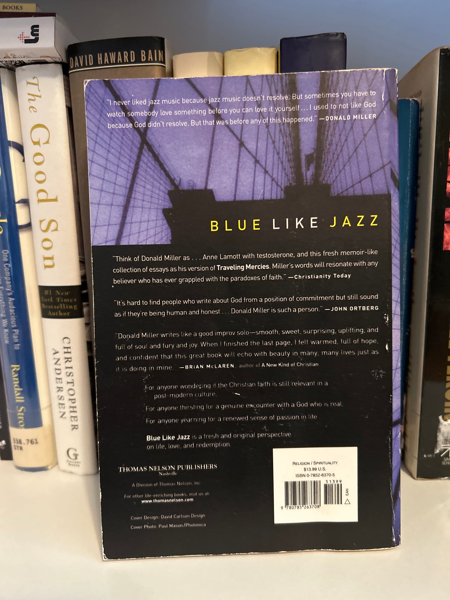 Blue Like Jazz: Nonreligious Thoughts on Christian Spirituality
