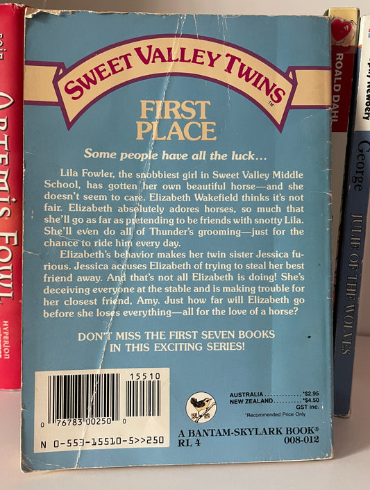 First Place (Sweet Valley Twins Series, Book 8)
