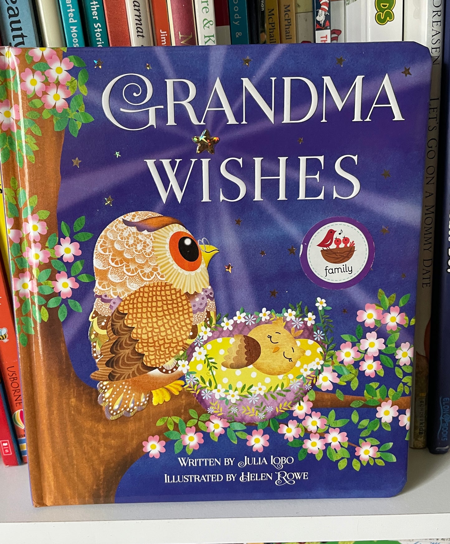 Grandma Wishes Love You Always Padded Board Book, Ages 1-5