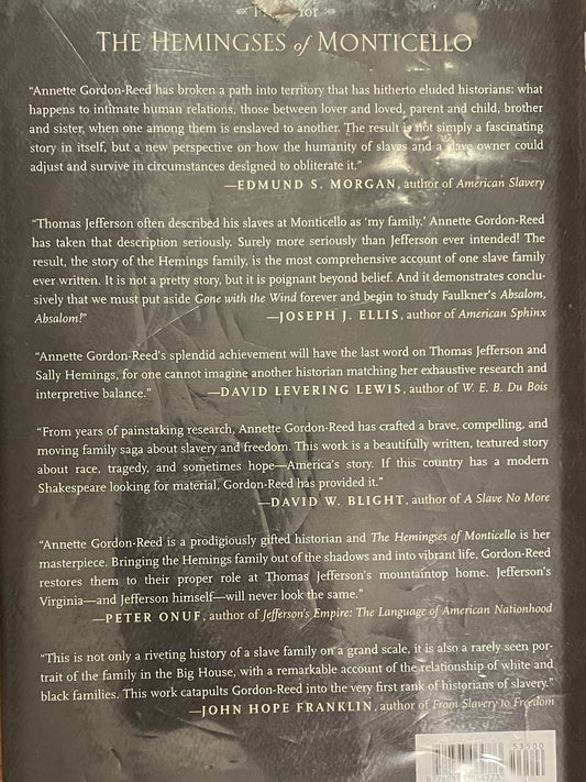 The Hemingses of Monticello: An American Family - The Aged Page