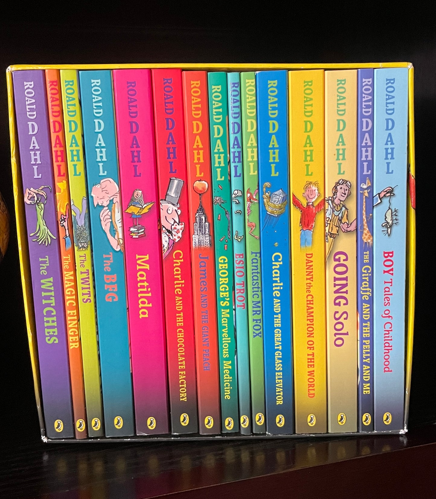 Roald Dahl Phizz-Whizzing Collection: 15 Book Box Set in Slipcover - The Aged Page