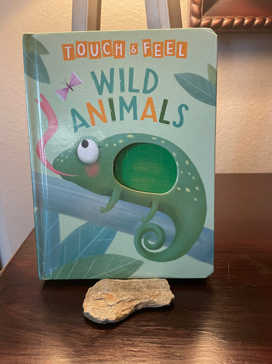Wild Animals: A Touch and Feel Book - Children's Board Book - Educational - The Aged Page