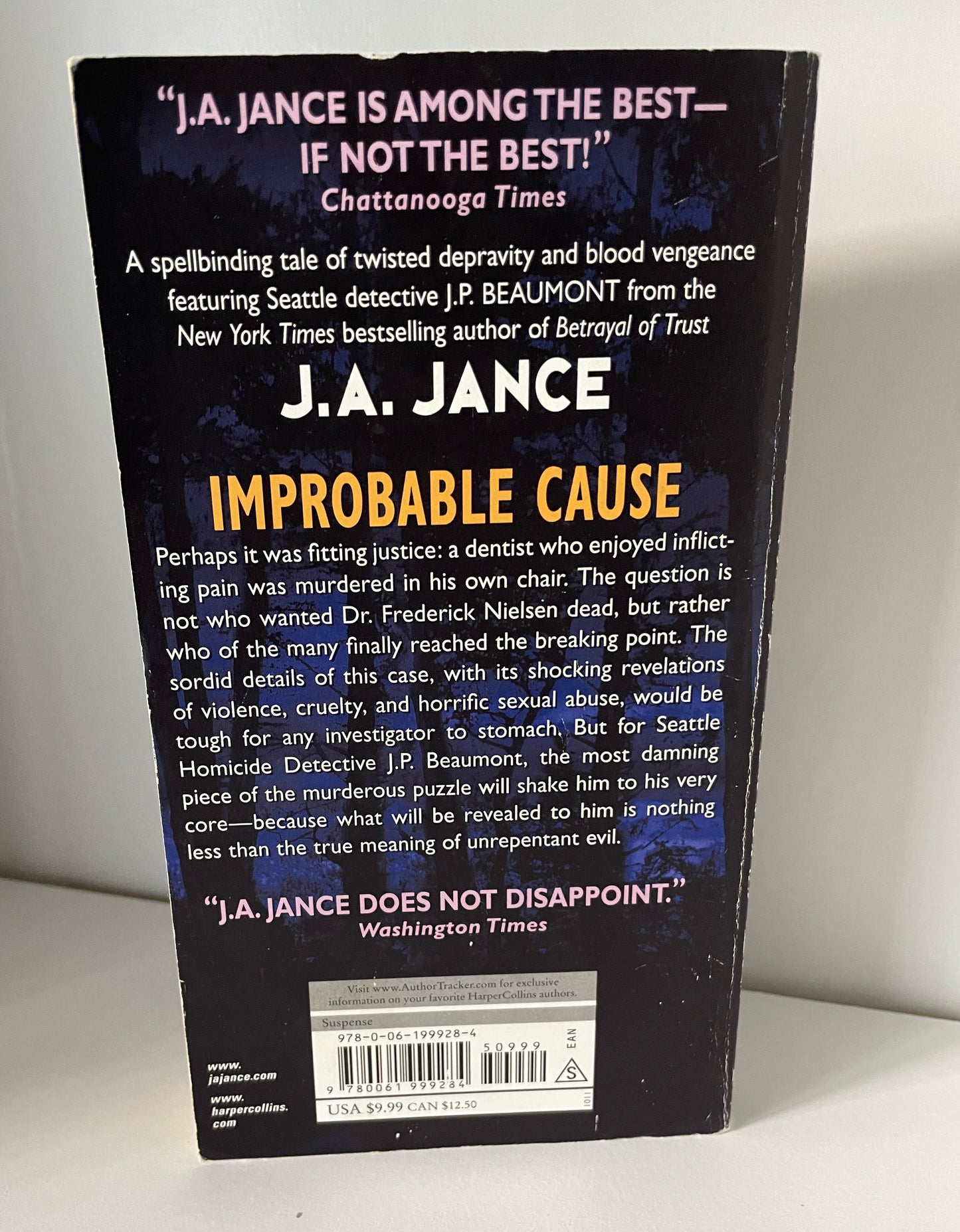 Improbable Cause: A J.P. Beaumont Novel (J. P. Beaumont Novel, 5)