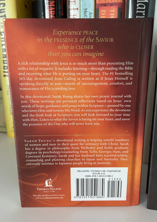 Jesus Calling: Enjoying Peace in His Presence (A 365-Day Devotional)