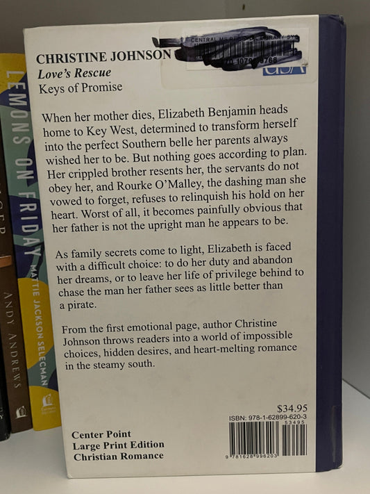 Love's Rescue (Keys of Promise #1) (Large Print)
