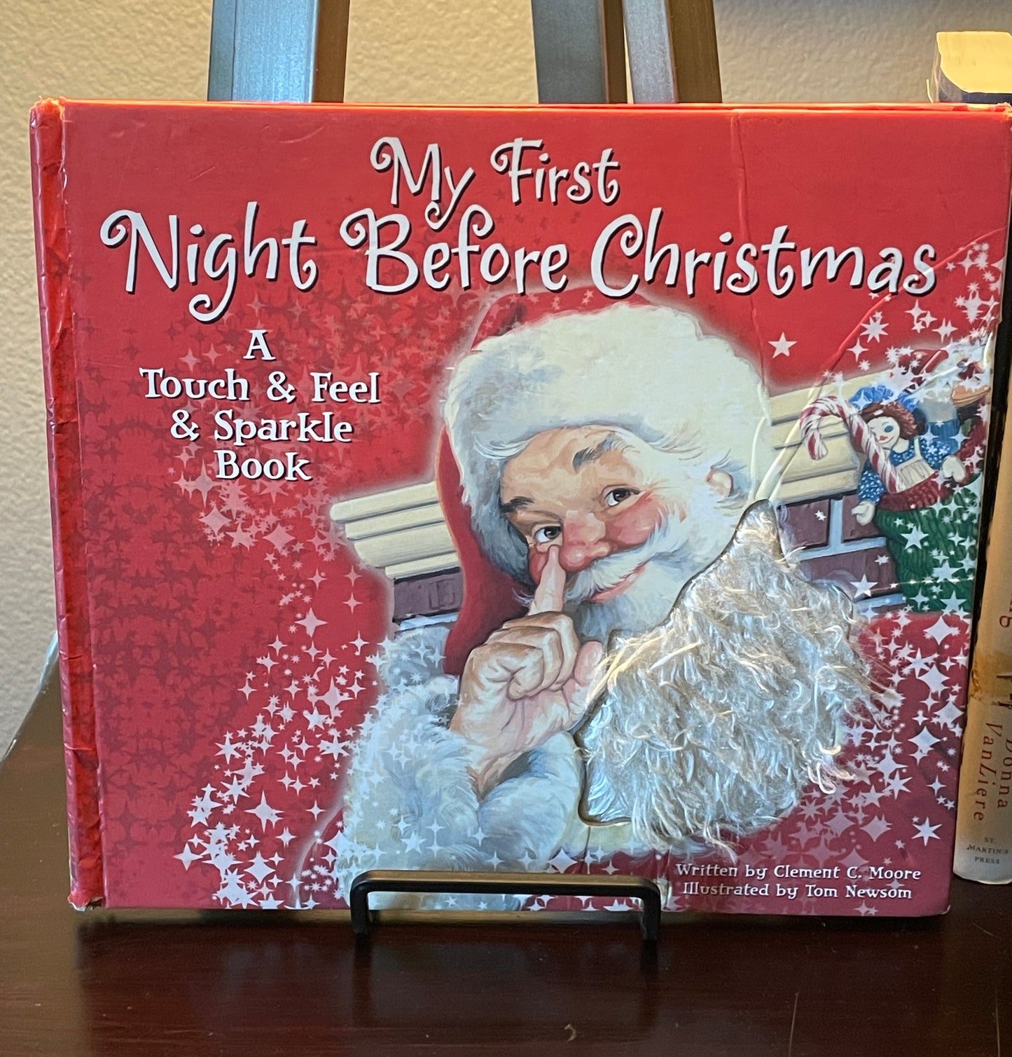 My First Night Before Christmas: A Touch & Feel & Sparkle Book