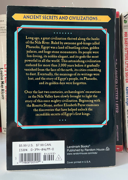 The Pharaohs of Ancient Egypt (Landmark Books)