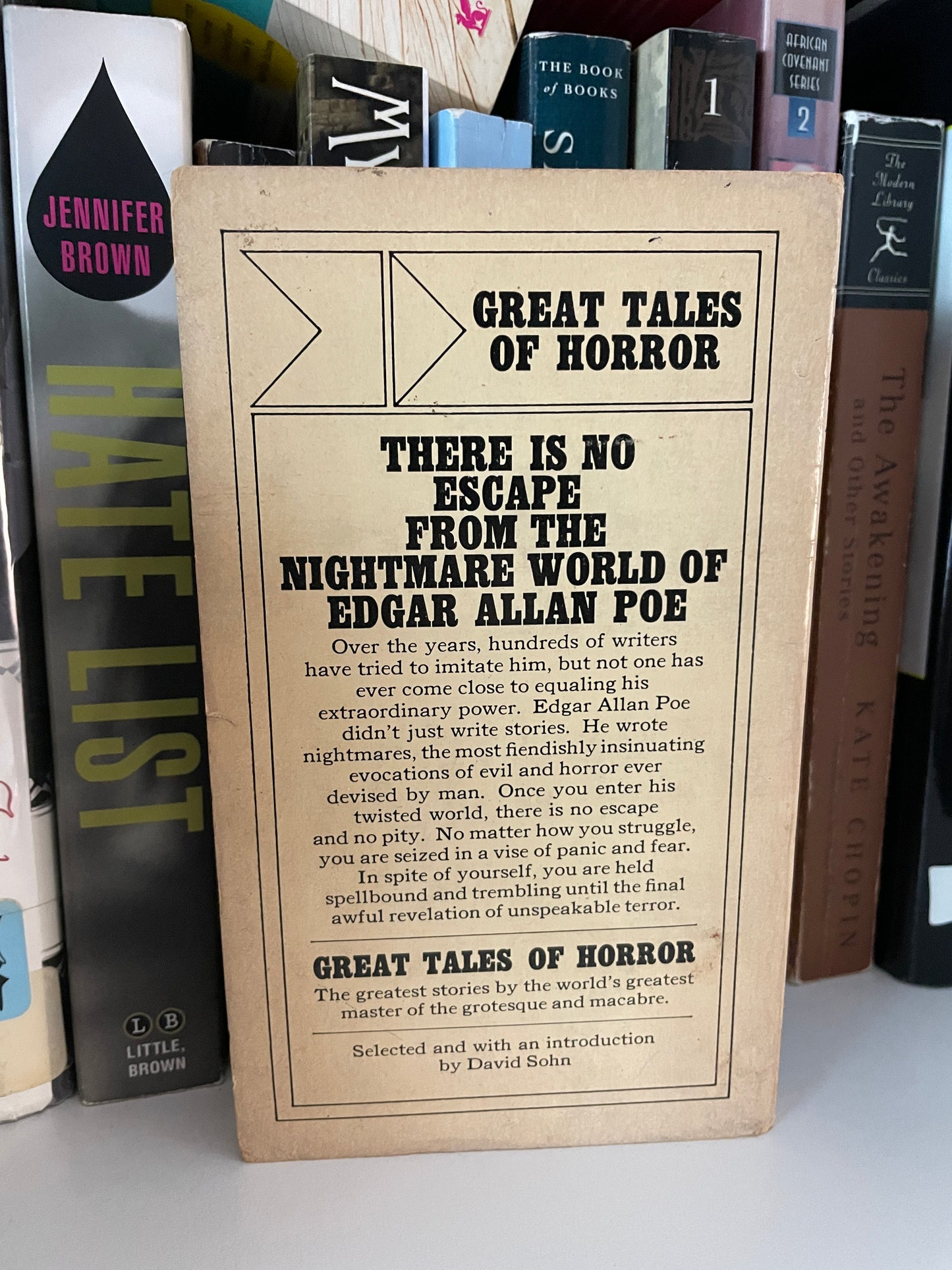 Great Tales of Horror by Edgar Allan Poe (1964) Vintage
