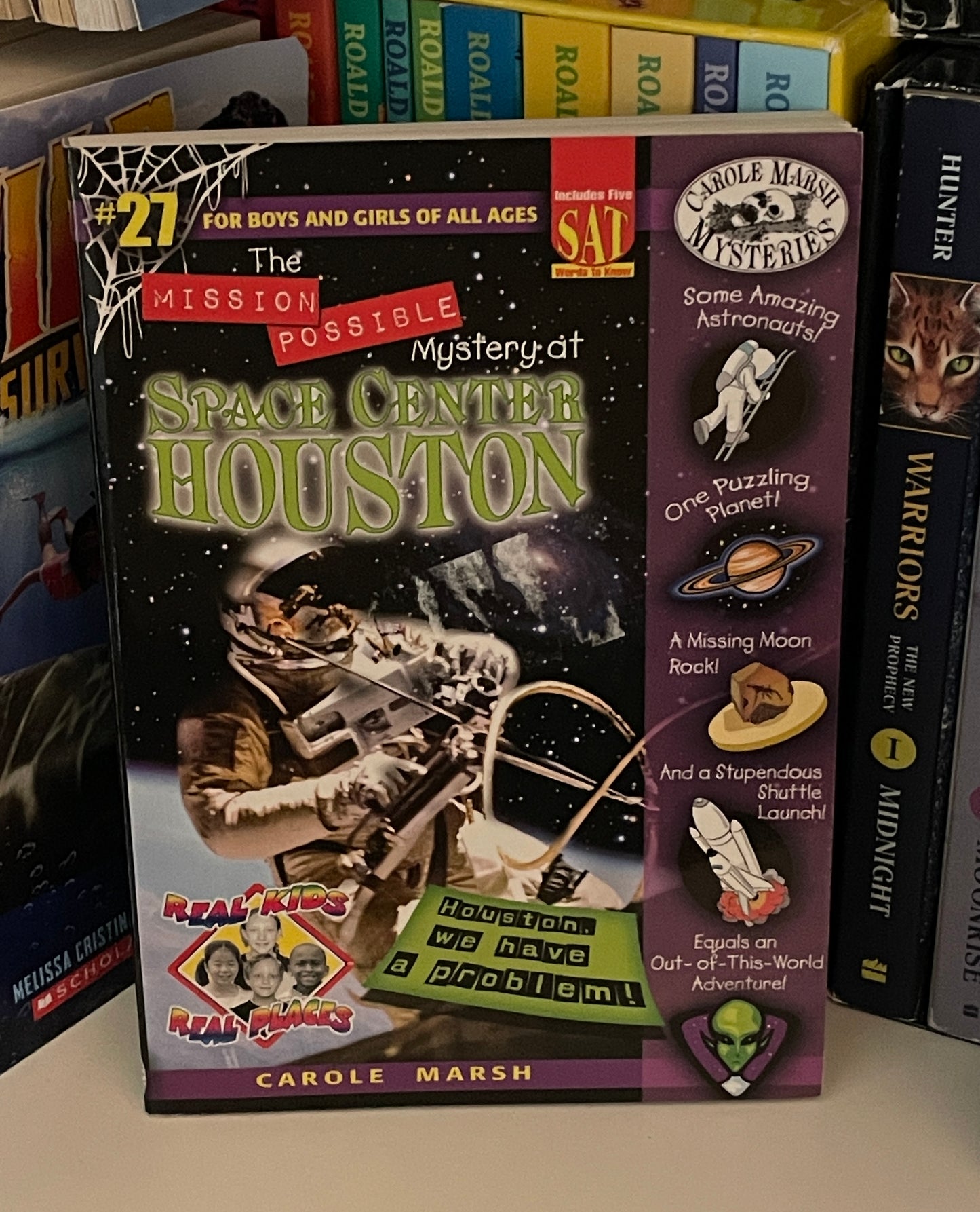 Mystery at Space Center Houston book cover