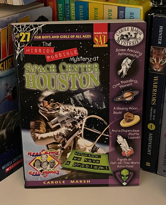 Mystery at Space Center Houston book cover