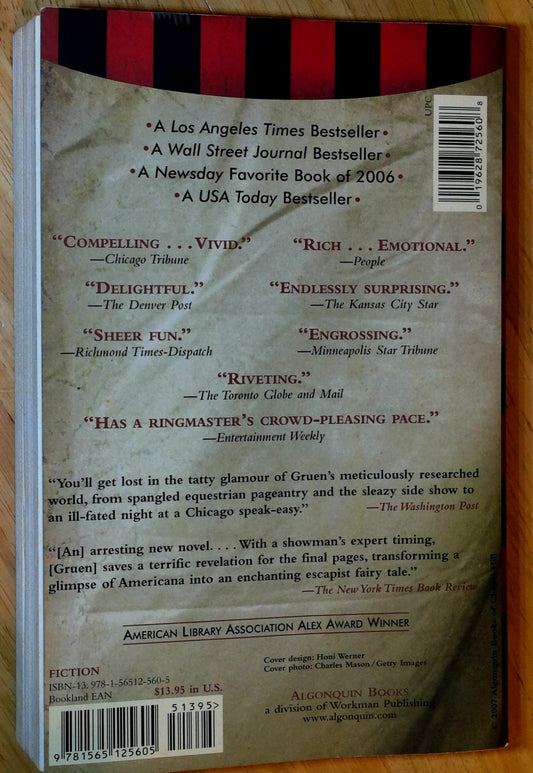 Water for Elephants: A Novel - The Aged Page