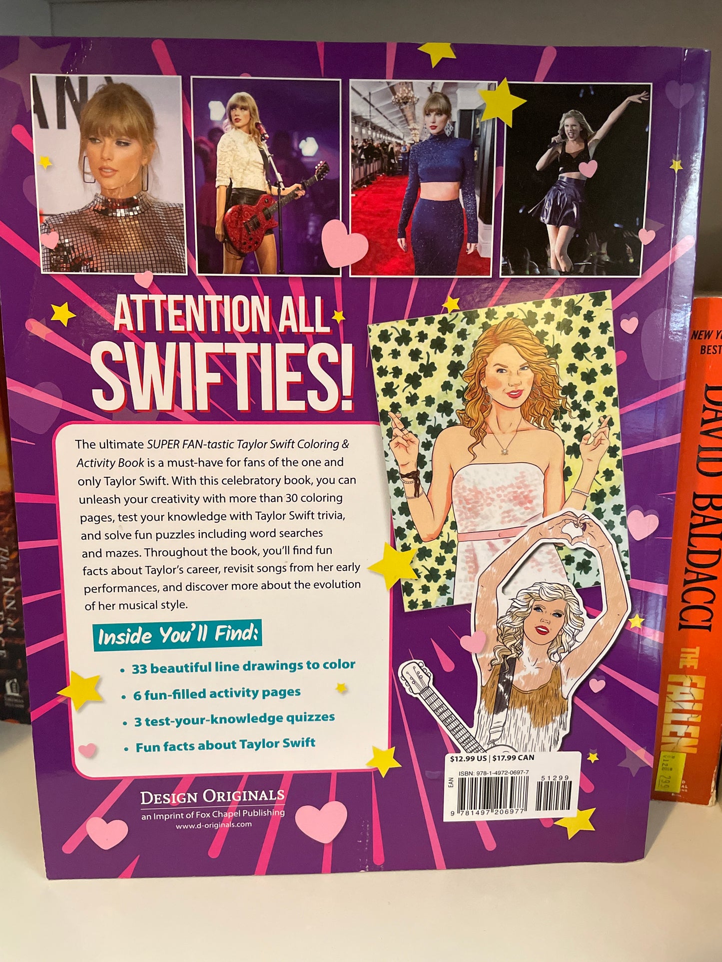 TAYLOR SWIFT Coloring & Activity Book