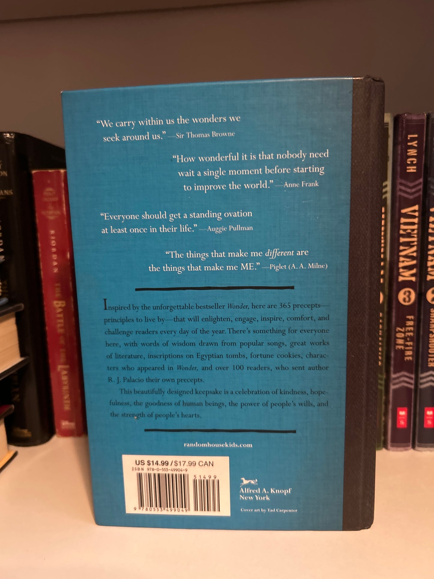 365 Days of Wonder: Mr. Browne's Book of Precepts