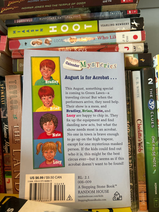 Calendar Mysteries #8: August Acrobat