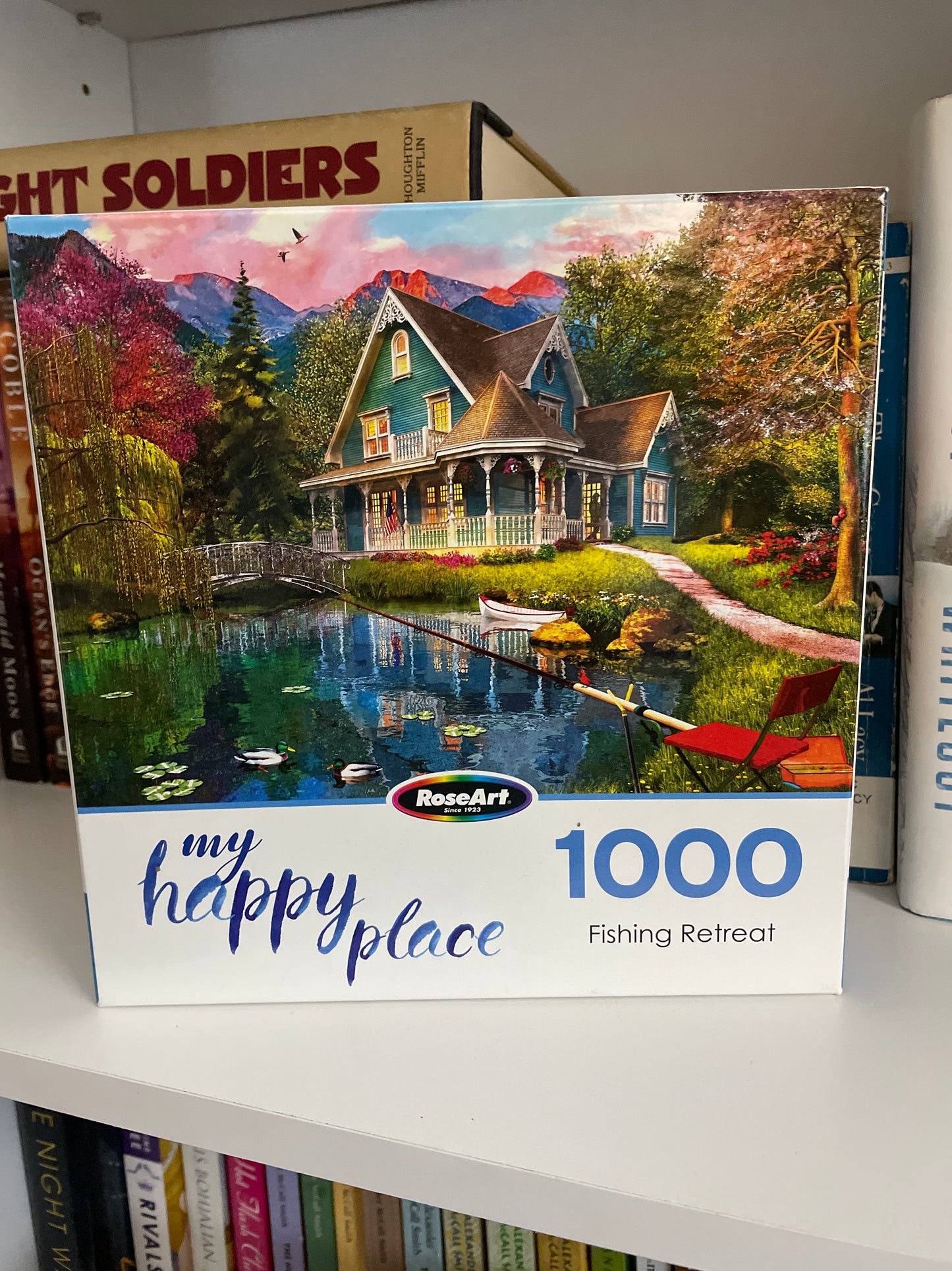 1000-piece puzzle - My Happy Place Fishing Retreat