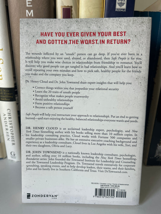 Safe People: How to Find Relationships that are Good for You and Avoid Those That Aren't
