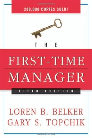 The First-time Manager cover image