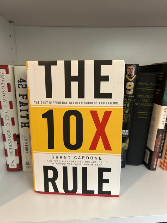 The 10X Rule: The Only Difference Between Success and Failure