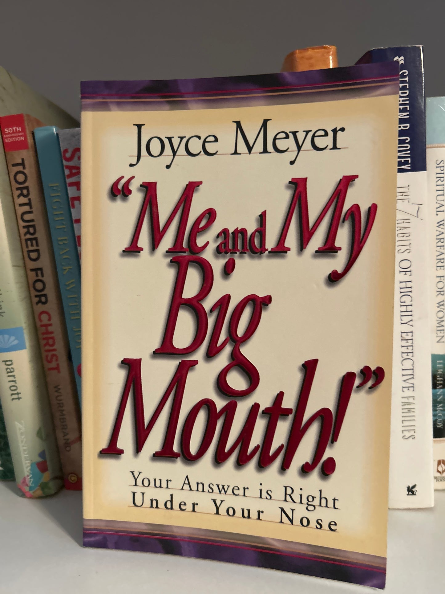 Me and My Big Mouth: Your Answer Is Right Under Your Nose