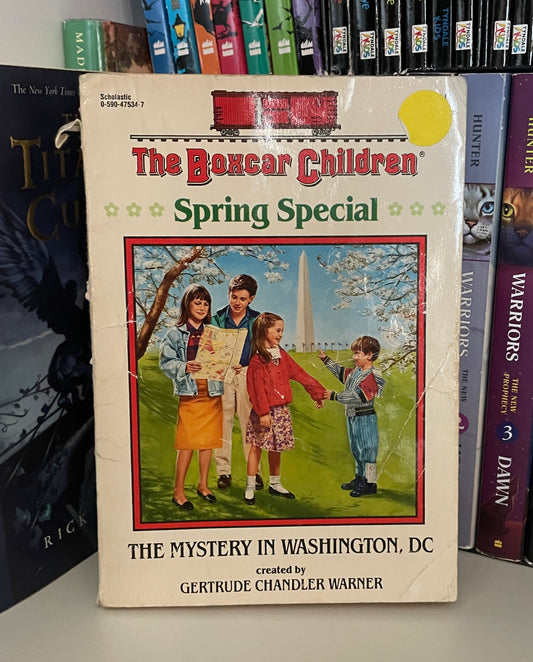 Box Car Children: The Mystery in Washington DC book cover