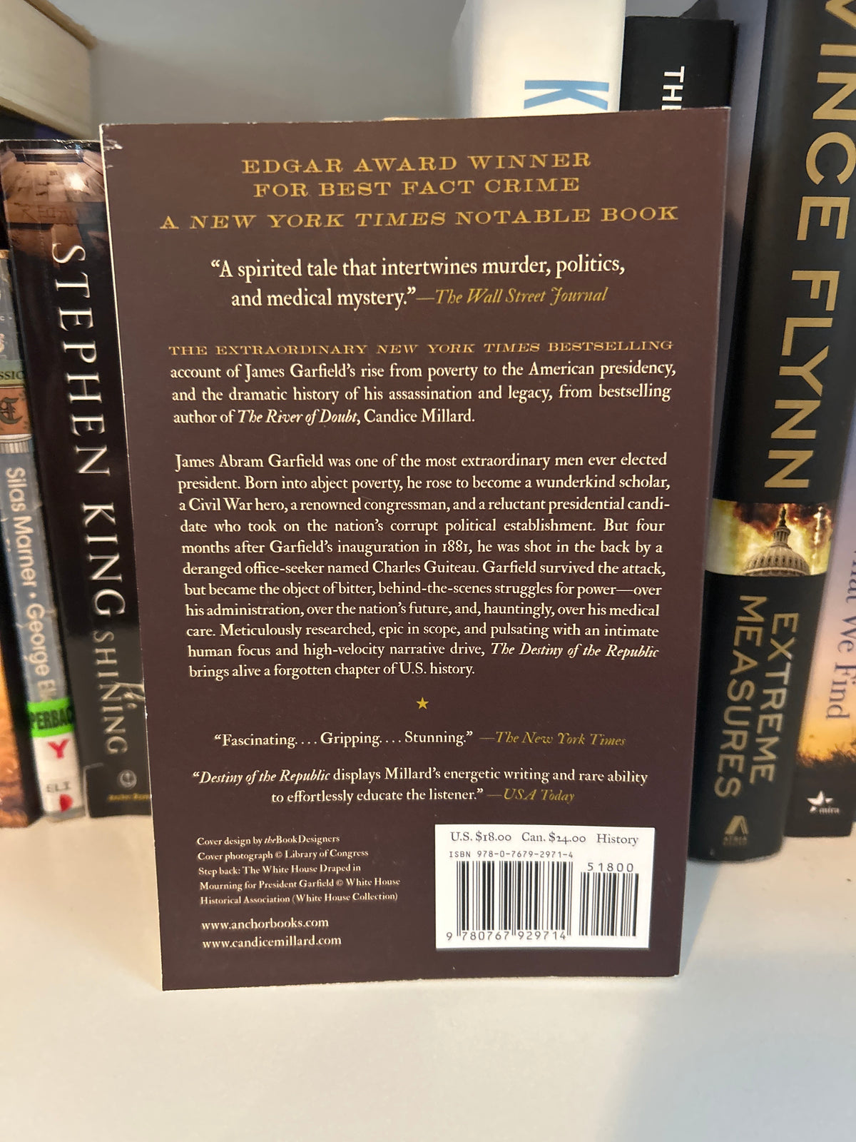 Destiny of the Republic: A Tale of Madness, Medicine and the Murder of a President