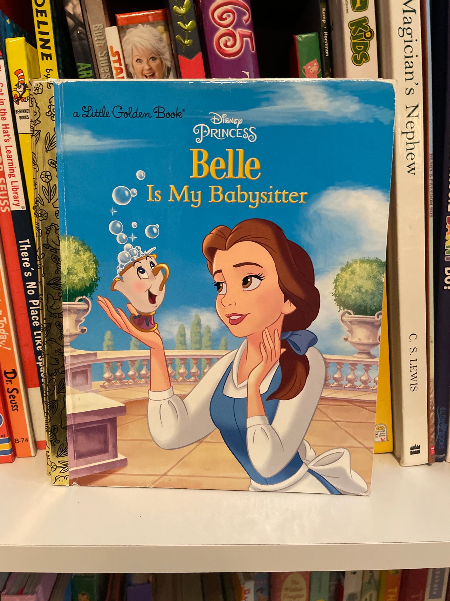 Belle is My Babysitter (Disney Princess) (Little Golden Book)