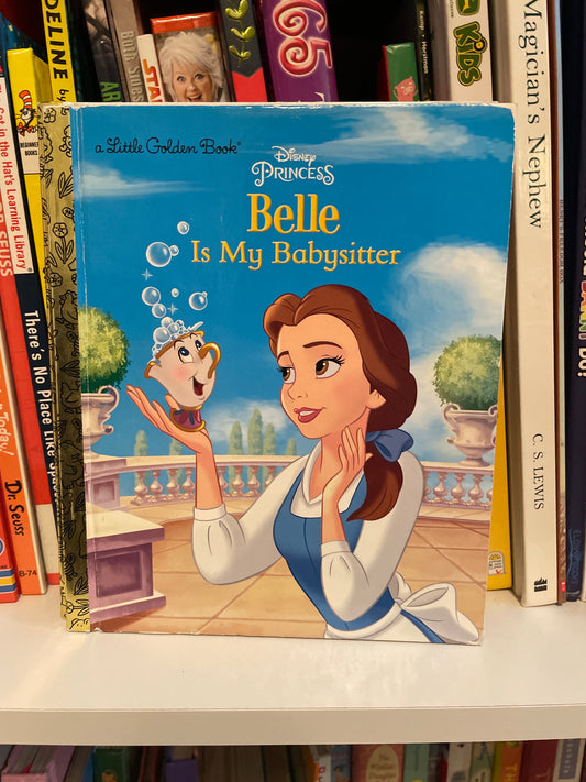Belle is My Babysitter (Disney Princess) (Little Golden Book)