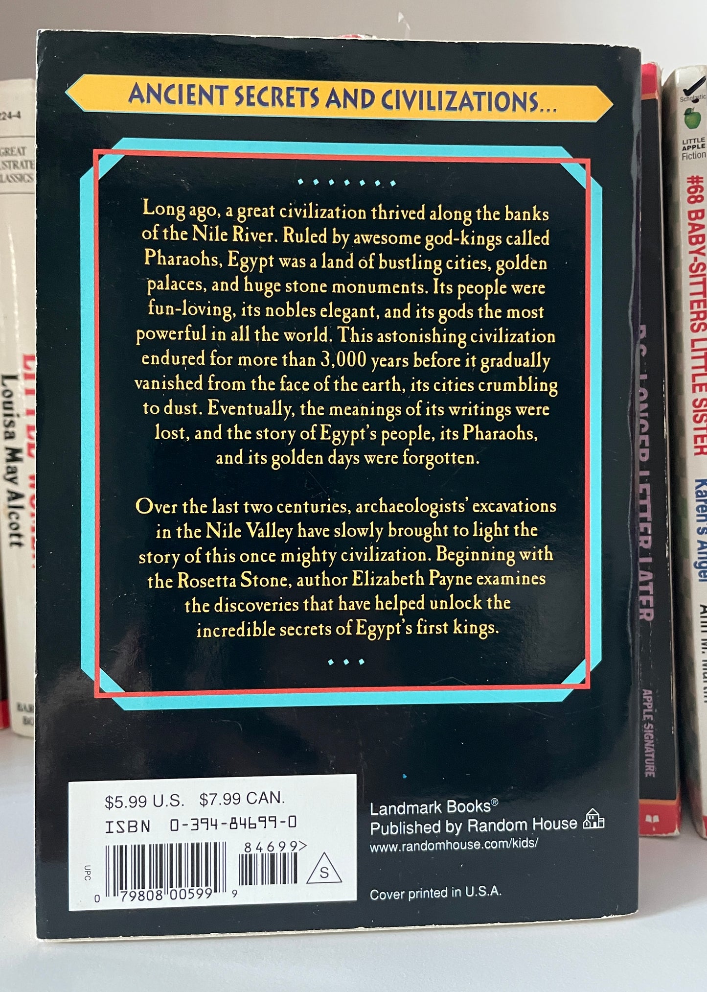 The Pharaohs of Ancient Egypt (Landmark Books)