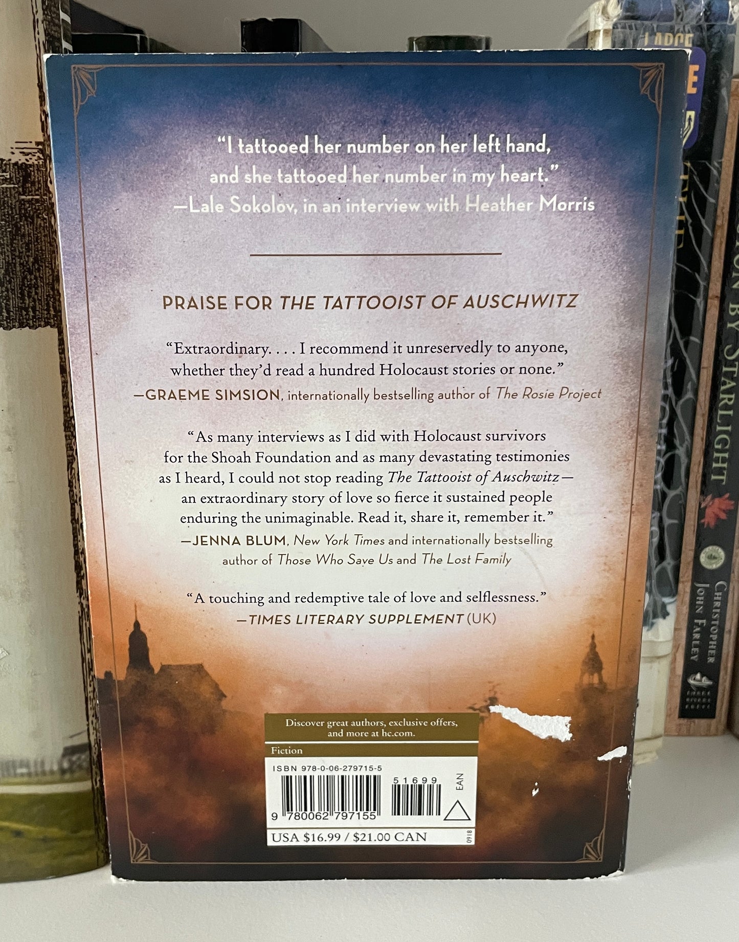 The Tattooist of Auschwitz: A Novel