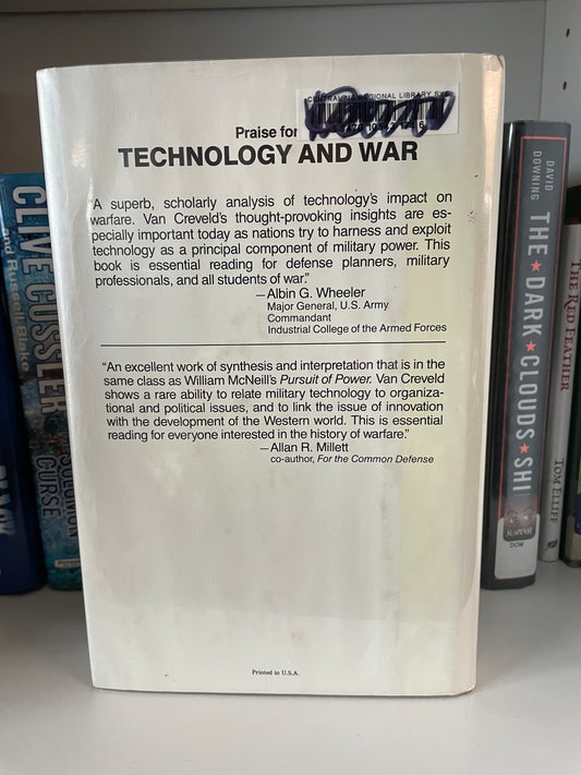 Technology and War: From 2000 B.C. to the Present