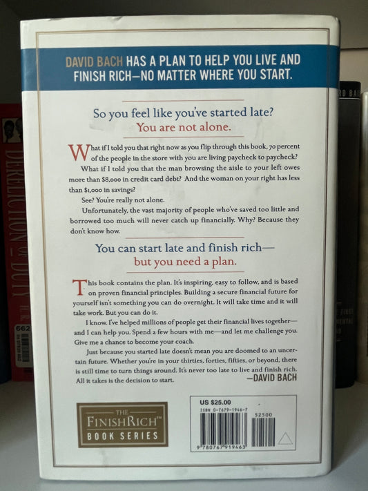 Start Late, Finish Rich: A No-Fail Plan for Achieving Financial Freedom at Any Age